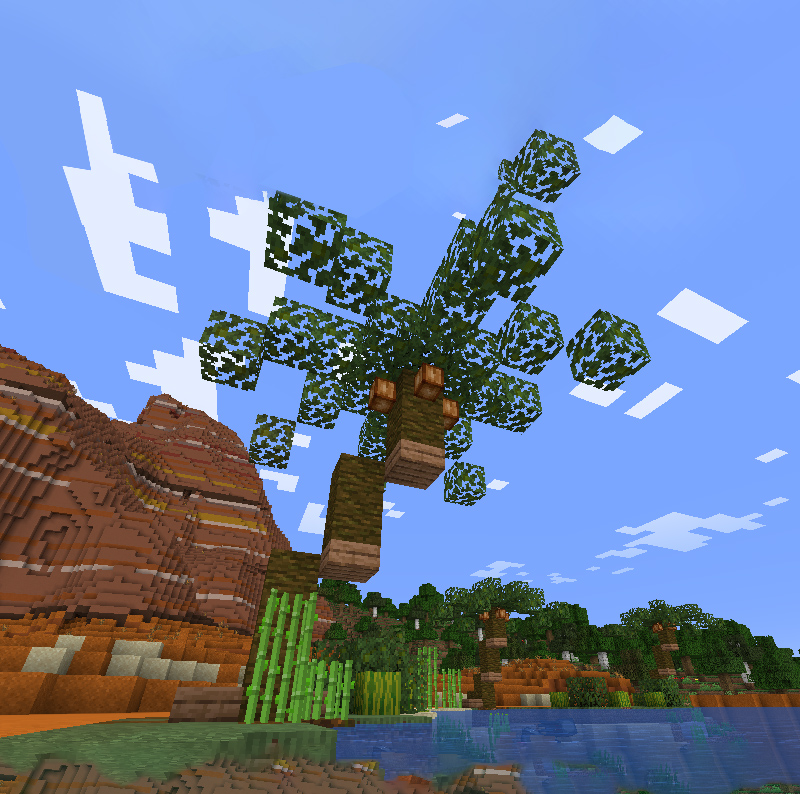 Gavin's tree in Minecraft