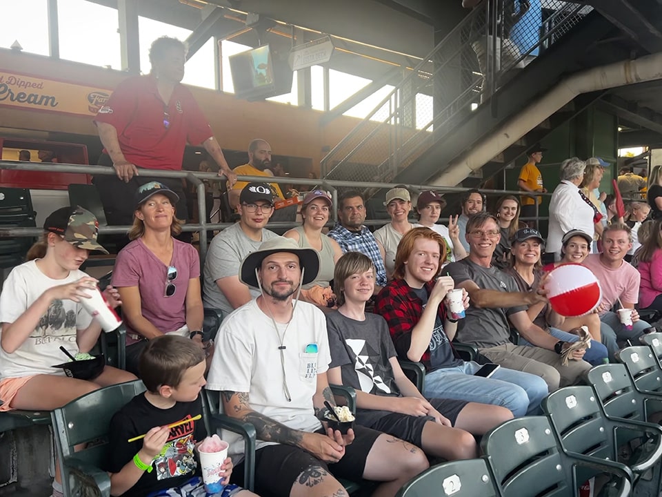 Targa team at Bees Ballpark in Salt Lake City July 21 2023