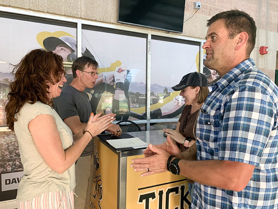 Signing of Targa partnership agreement at Bees Stadium Ballpark